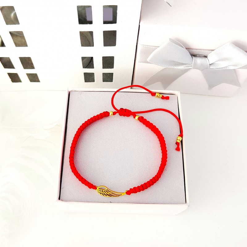 Bransoletka handmade ze skrzydełkiem Bransoletka handmade ze skrzydełkiem