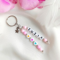 Brelok z imieniem róż...