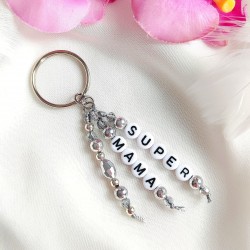 Personalizowany breloczek z kamieniami natiralnymi