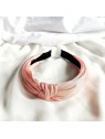 Opaska do włosów różowa turban malinowa