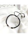bransoletka handmade z jadeitem i perłowym serduszkiem