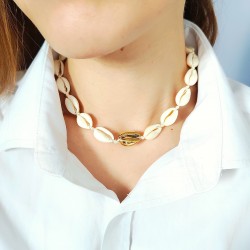 Naszyjnik z muszelek Kauri