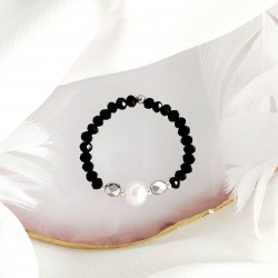 Pierścionek z perłą naturalną