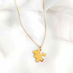 Naszyjnik z puzzlem z grawerem