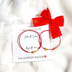 Bransoletka z motywem serca dla przyjaciółek