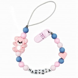 Personalizowana zawieszka do smoczka z imieniem dziecka