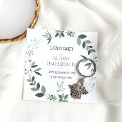 Podziękowanie na chrzciny pamiątka upominek dla Gości