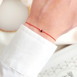 Bransoletka na Szczęście z granatem