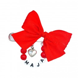 Broszka Czerwona KOKARDKA...