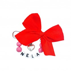 Broszka Czerwona kokardka...