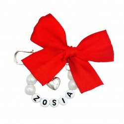 Broszka Czerwona KOKARDKA...