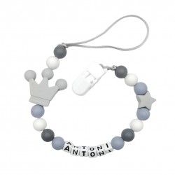 Personalizowana zawieszka do smoczka z imieniem dziecka