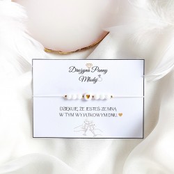 Bransoletka Team Bride z kamieni naturalnych