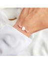 Bransoletka na Wieczór Panieński z Serduszkiem i jadeitem Bransoletka na Wieczór Panieński z Serduszkiem i jadeitem