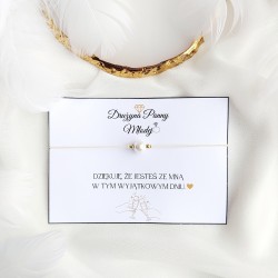 Bransoletka z perłą na wieczór panieński