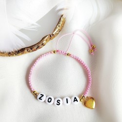 Różowa bransoletka...