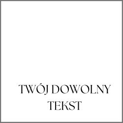 Pudełko z dedykacją i życzeniami na prezent