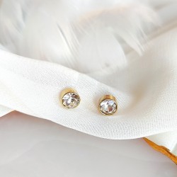 eleganckie kolczyki w kształcie kółeczka