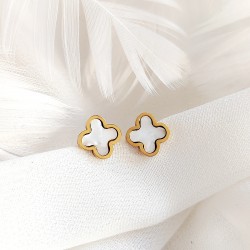 Kolczyki złota Koniczynka...