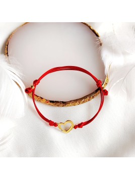 Bransoletka z serduszkiem...