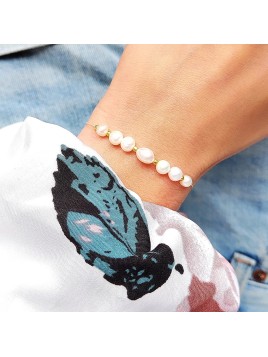 Bransoletka z pereł naturalnych handmade