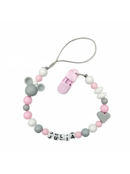 Personalizowana zawieszka do smoczka z imieniem dziecka