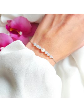 Bransoletka na sznurku z kamieniami naturalnymi