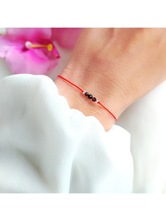 bransoletka z turmalinem spinel i labradoryt