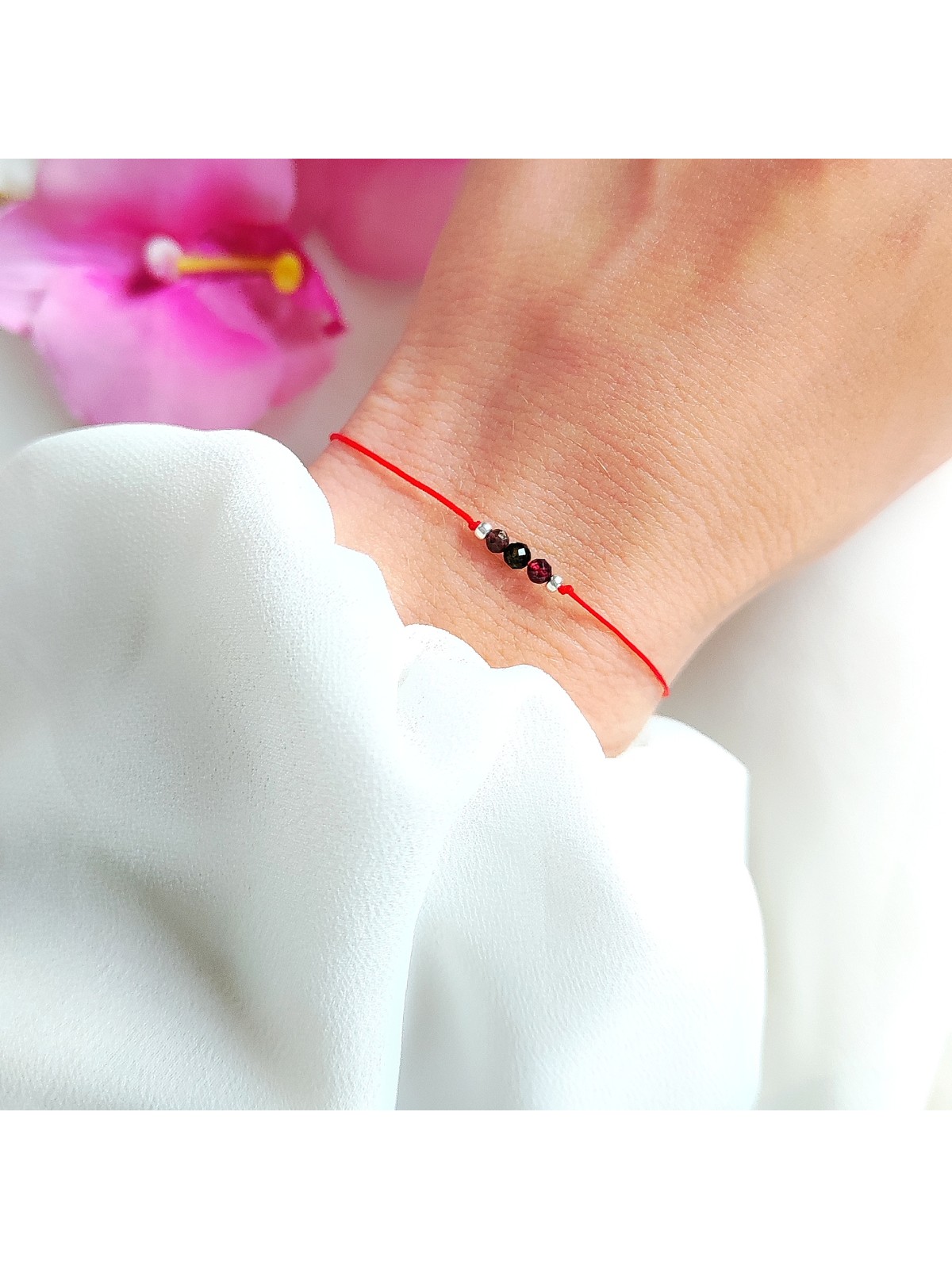 bransoletka z turmalinem spinel i labradoryt