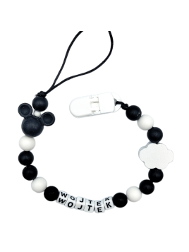 Zawieszka do smoczka z imieniem dziecka