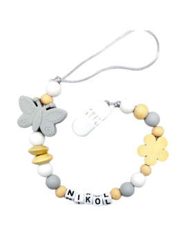 Personalizowana zawieszka do smoczka z imieniem dziecka