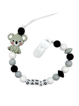 Personalizowana zawieszka do smoczka z imieniem dziecka