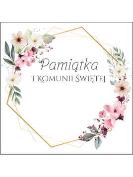 Dedykacja do pudełka na pamiątkę I komunii