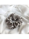 Szara gumka frotka scrunchie