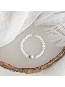 Pierścionek z Kamieni z Masy Perłowej