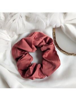 Gumka ruda frotka do włosów Satynowa