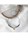 Bransoletka Amulet miłości Kwarc Granat Szmaragd Spinel
