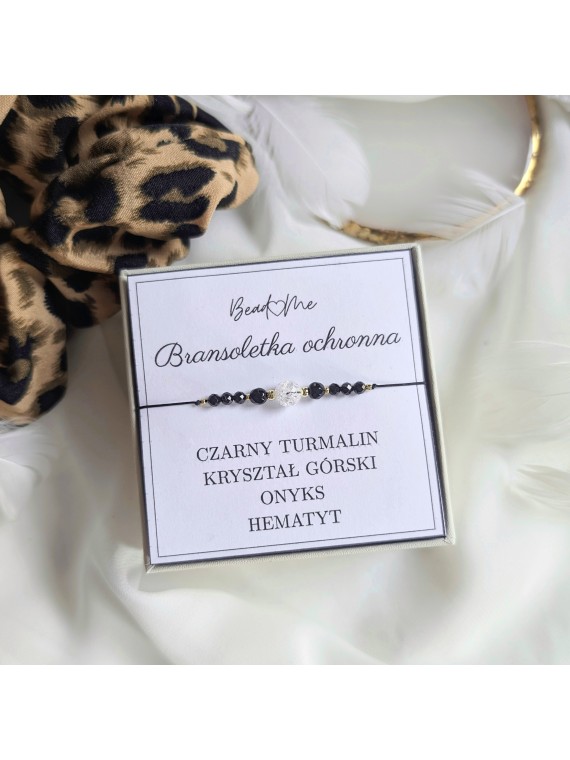 Bransoletka z turmalinem ochronna talizman
