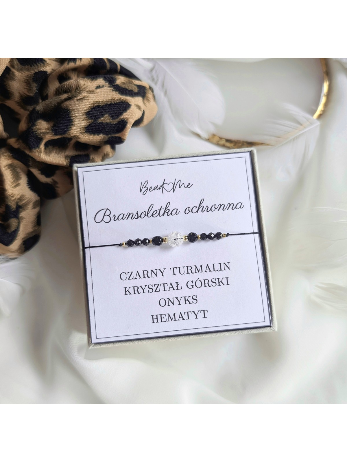 Bransoletka z turmalinem ochronna talizman