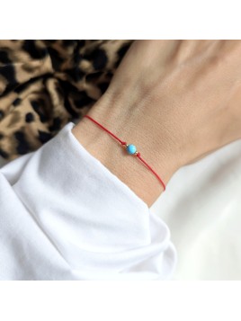 Bransoletka szczęścia z Turkusem