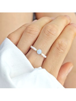 Pierścionek z Akwamarynem