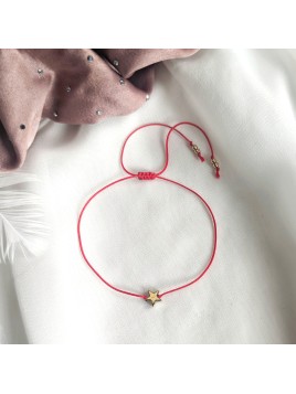 Bransoletka szczęścia z gwiazdką z hematytu spełnienie marzeń