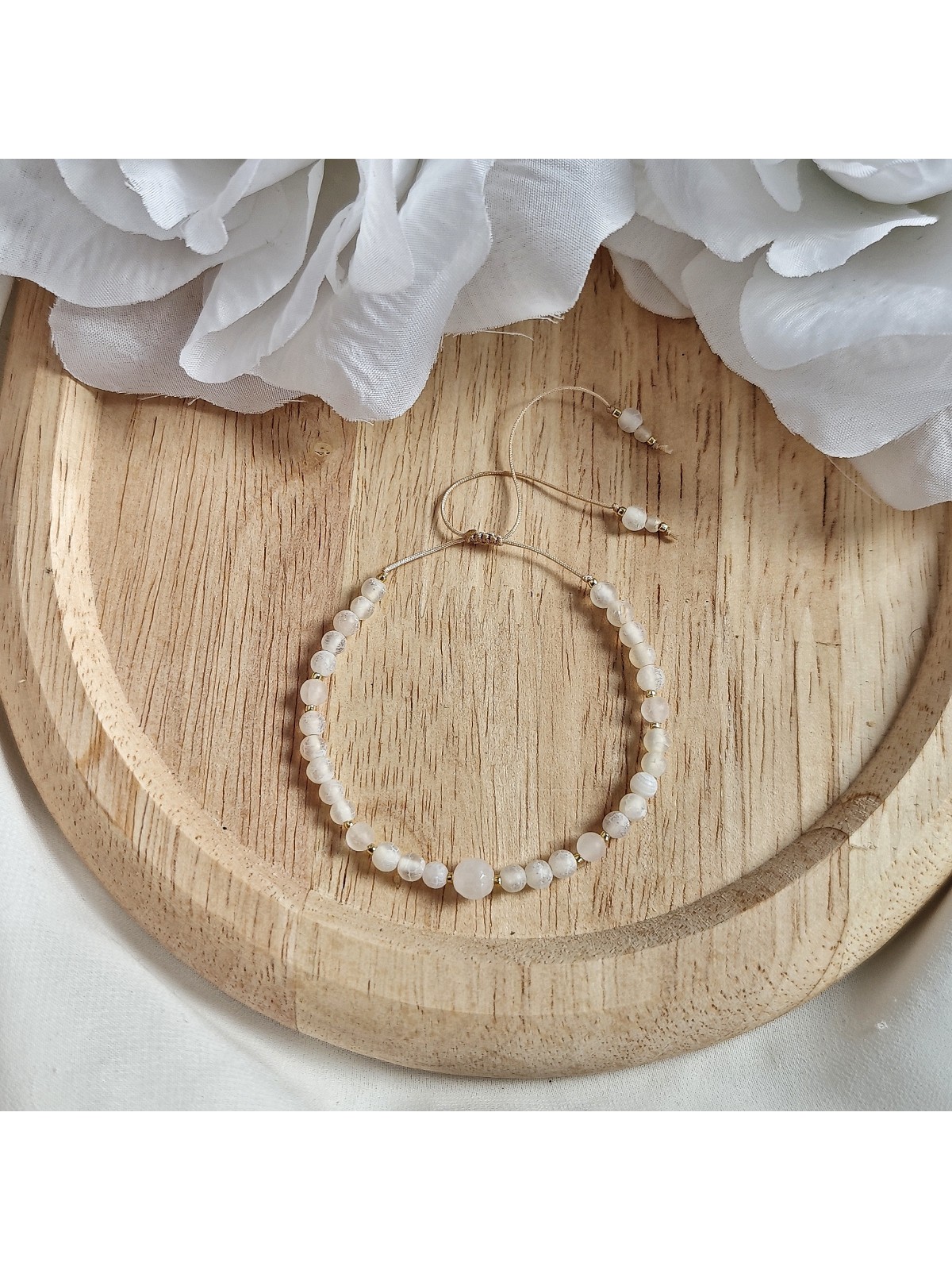 bransoletka z kamieni naturalnych agat kwarc jadeit