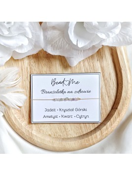 Bransoletka na zdrowie Amulet z kamieni naturalnych