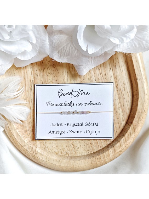 Bransoletka na zdrowie Amulet z kamieni naturalnych