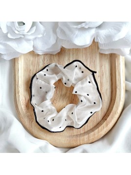 Gumka frotka scrunchie w kropki