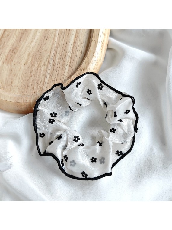 Gumka frotka scrunchie w kropki