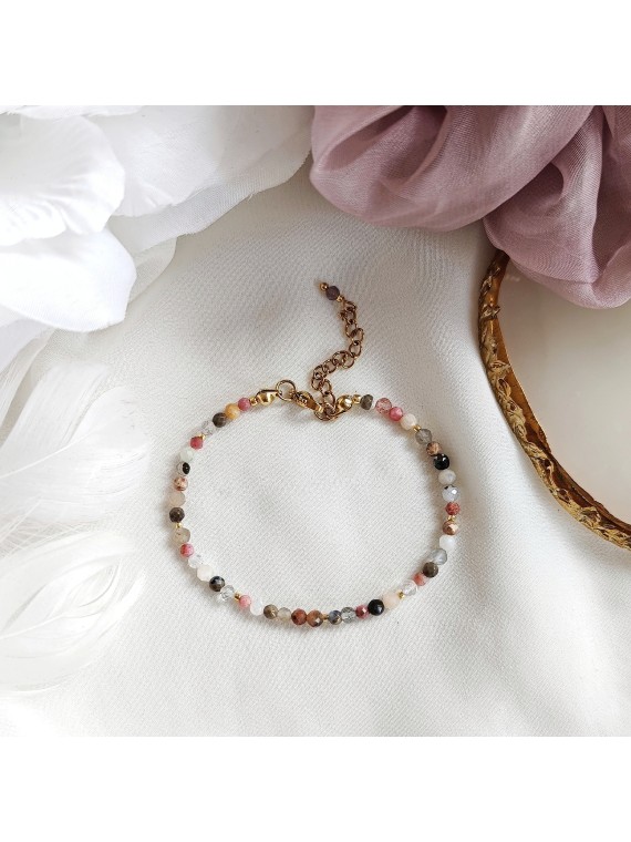 Bransoletka handamde z kamieniami naturalnymi