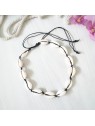 Naszyjnik z muszelkami ręcznie wykonany choker
