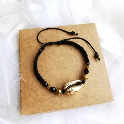 Bransoletka Czarna Złota...